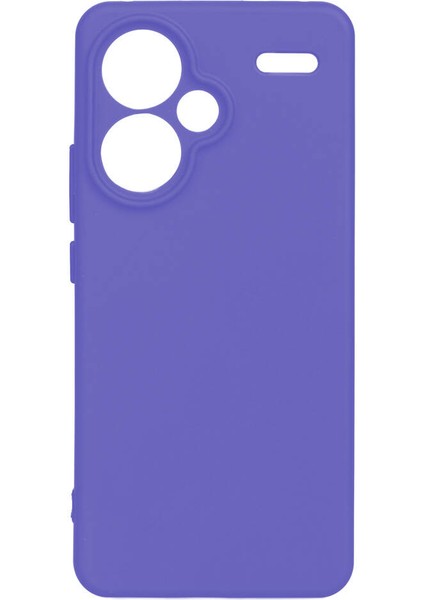 Xiaomi Redmi Note 13 Pro Plus 5g Kılıf Inc Biye Silikon-Lila