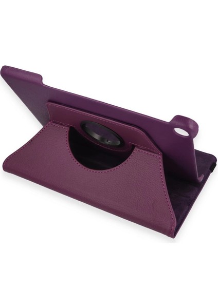 Huawei Matepad Se Kılıf 360 Tablet Deri Kılıf - Mürdüm