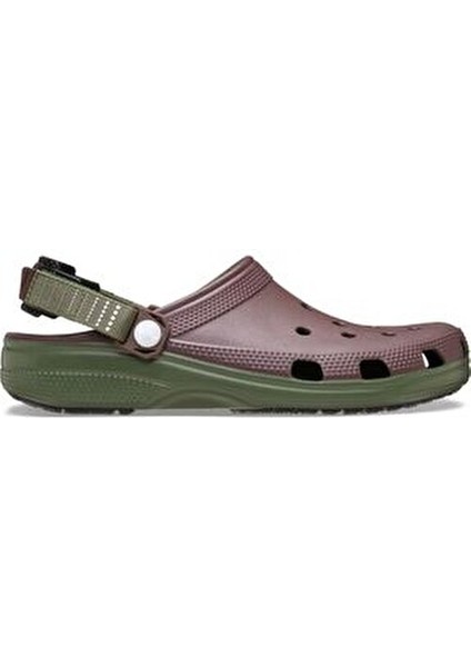 Classic Clog Erkek Terlik Kahverengi Ortopedik ve Kaymaz Taban Özellikleriyle