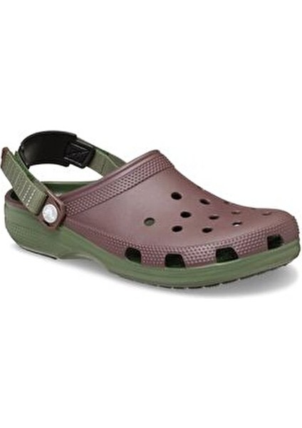 Classic Clog Erkek Terlik Kahverengi Ortopedik ve Kaymaz Taban Özellikleriyle