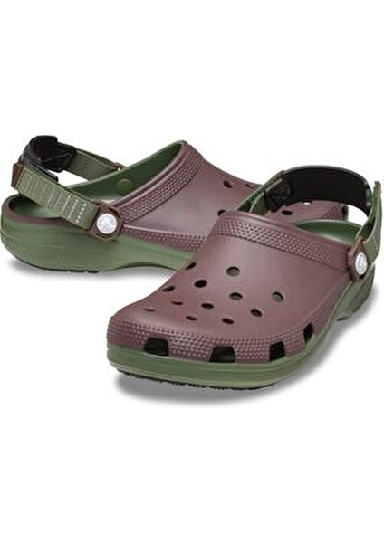 Classic Clog Erkek Terlik Kahverengi Ortopedik ve Kaymaz Taban Özellikleriyle