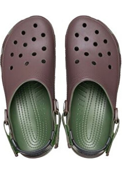 Classic Clog Erkek Terlik Kahverengi Ortopedik ve Kaymaz Taban Özellikleriyle