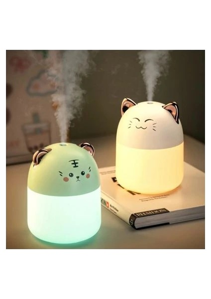 Buğz Kedi Tasarımlı Hava Nemlendirici