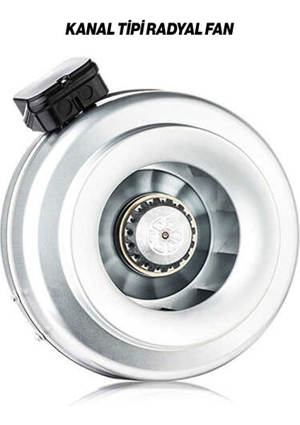 Kanal Tipi Radyal Fanlar Aspiratör Havalandırma Fanı Kirli Hava Tahliye Metal Vantilatör fiyatları