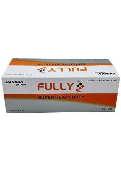 Buğz Fully Aaa Süper Heavy Duty Ince Kumanda Pil 60 Adet