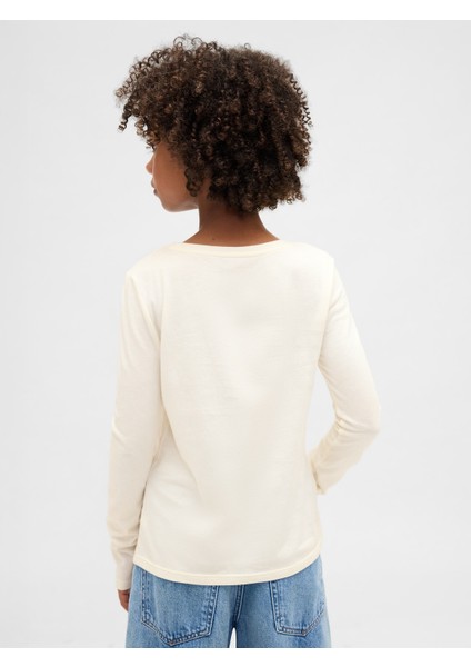 Kız Çocuk Krem Gap Logo T-Shirt fiyatları