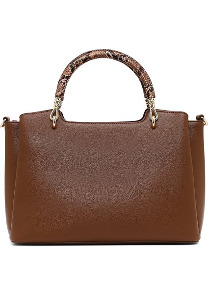 Kadın Kahverengi Uzun Askılı Aksesuarlı Kol Çantası 25ABD281518 indirimleri