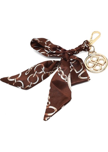 Kadın Kahverengi Uzun Askılı Aksesuarlı Kol Çantası 25ABD281518