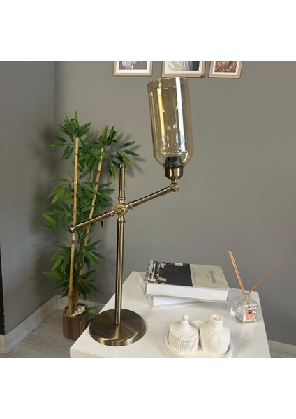 Windy Cam Bal Rengi Masa Lambası Dekoratif Masaüstü Aydınlatma Hol Abajur Yatak Odası Başucu Lamba modelleri