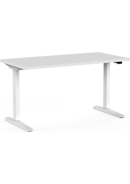 U-Do Sit&stand Yükseklik Ayarlı Çalışma Masası - Melamin Beyaz
