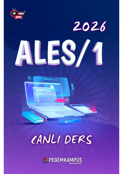 2026 ALES/1 Canlı Ders + Online Materyaller