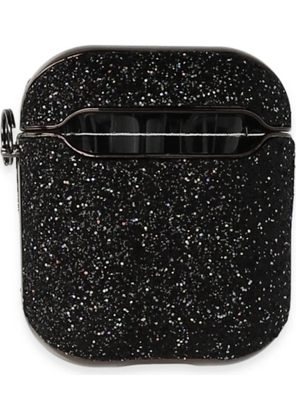 Airpods 2 (2.nesil) Spell Simli Kılıf - SIYAH-(5796) modelleri