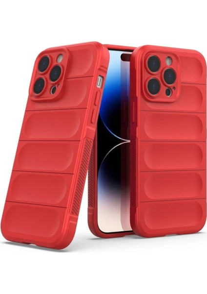 Buğz Iphone 16 Pro Max Kılıf Optimum Silikon - Kırmızı fırsatları