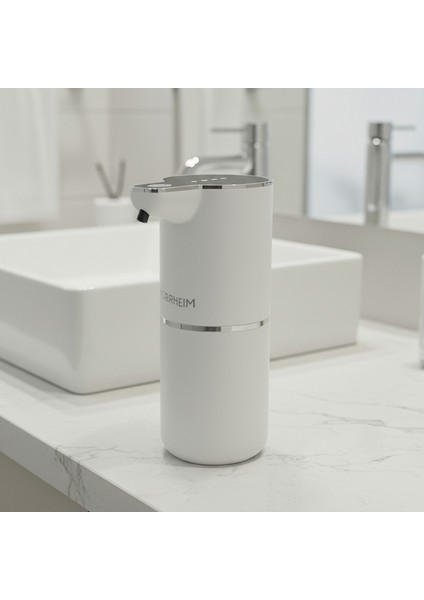 Linaren Ir Sensörlü - Şarjlı - 4 Farklı Seviyeli - Geniş Hazne & Ipx6 Dayanıklılık Sertifikalı Köpük Sıvı Sabunluk - Beyaz fiyatları