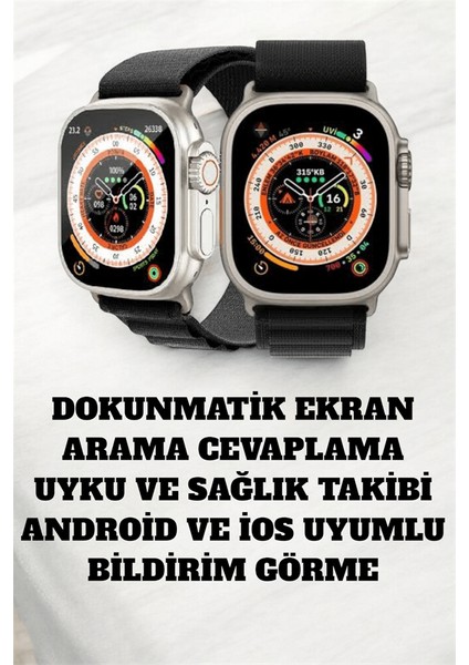 49MM Ekranlı Kan Basıncı ve Adımsayar Özellikli Bluetooth Akıllı Saat fırsatları
