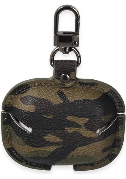 Buğz Airpods 3 (3.nesil) Çanta Kamuflaj Deri Kılıf - Haki Yeşil fiyatları