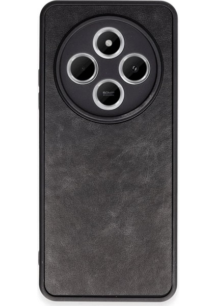 Buğz Xiaomi Redmi 14C Kılıf Aras Deri Kapak - Siyah