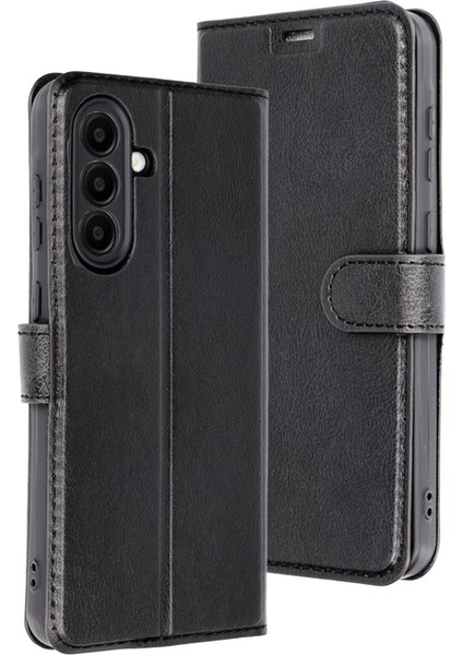 Buğz Samsung Galaxy A16 5g Kılıf Trend S Plus Kapaklı Kılıf - Siyah