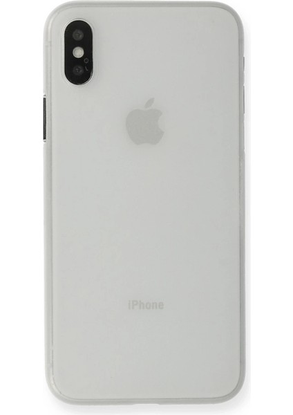 Buğz Iphone Xs Max Kılıf Pp Ultra Ince Kapak - Beyaz