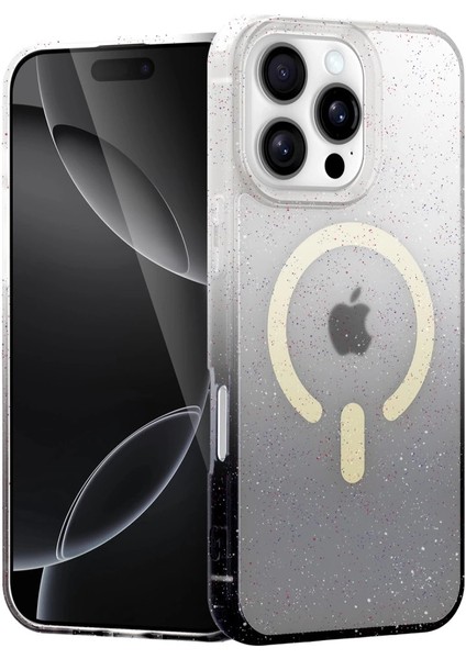 Buğz Apple Iphone 16 Pro Max Pummel Shiny Magsafe Kapak - Siyah