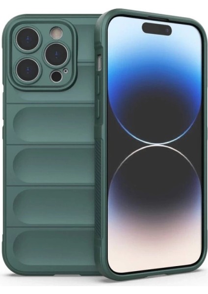 Buğz Iphone 16 Pro Max Kılıf Optimum Silikon - Koyu Yeşil