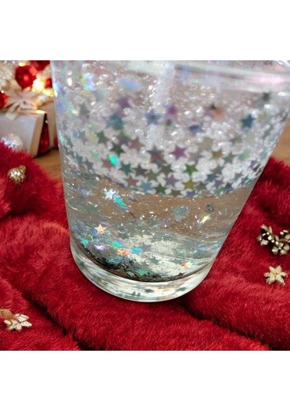 Yıldız Simli Vanilya Kokulu Jel Mum fiyatları