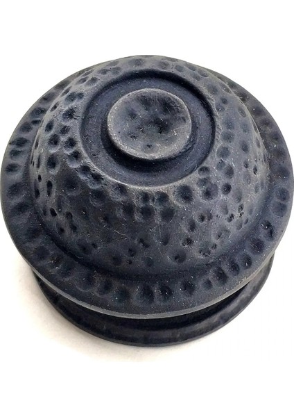 Buğz Antika Tarz Dekoratif Pirinç Gözlü Kapı Tokmağı - 78MM Çap, Oksit