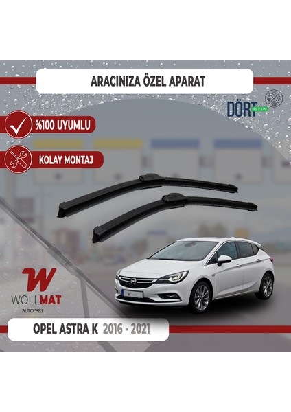 Opel Astra K Silecek 2016 2021 Silecek Takımı Araca Özel