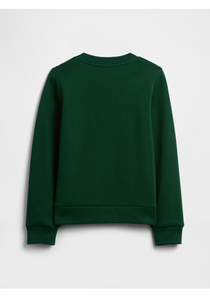Kız Çocuk Yeşil Gap Grafik Sweatshirt modelleri