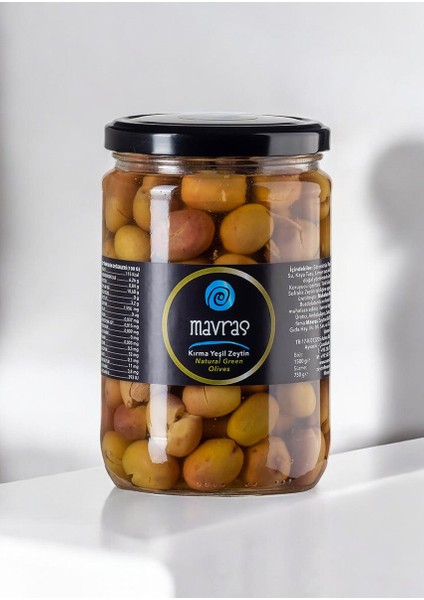 Edremit Tipi Kırma Yeşil Zeytin 500GR