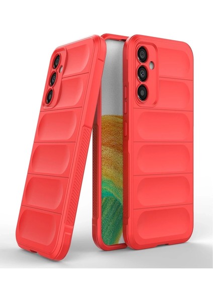 Buğz Newface Samsung Galaxy A15 4g Kılıf Optimum Silikon - Kırmızı fırsatları