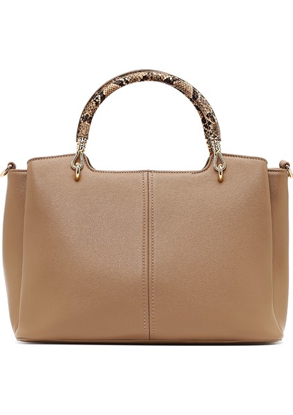 Kadın Bej Uzun Askılı Aksesuarlı Kol Çantası 25ABD281518 modelleri