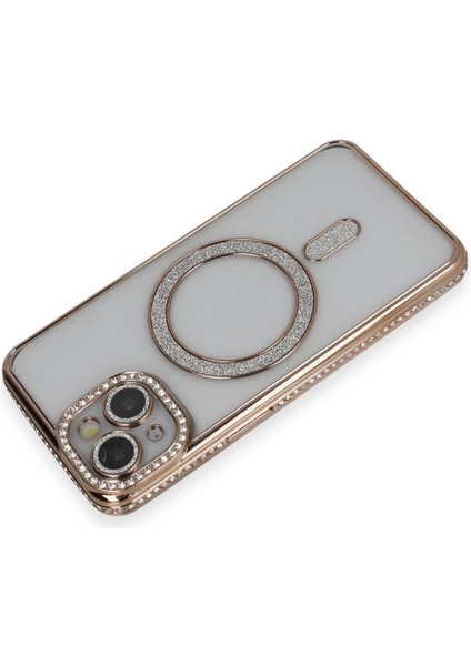 Buğz Newface Iphone 13 Kılıf Joke Simli Magneticsafe Kılıf - Gold fiyatları