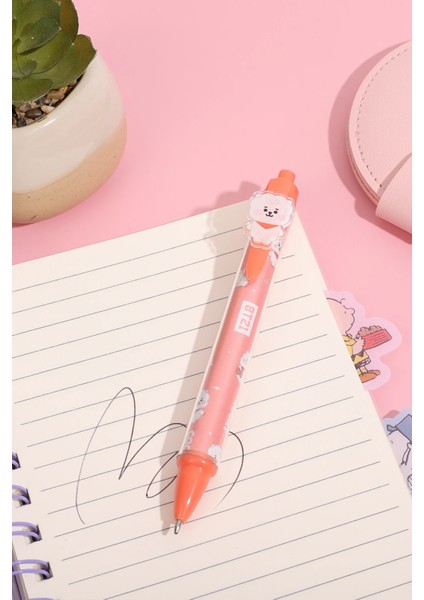 BT21 Lisanslı Figürlü Tükenmez Kalem (1.0 Mm, Siyah) modelleri