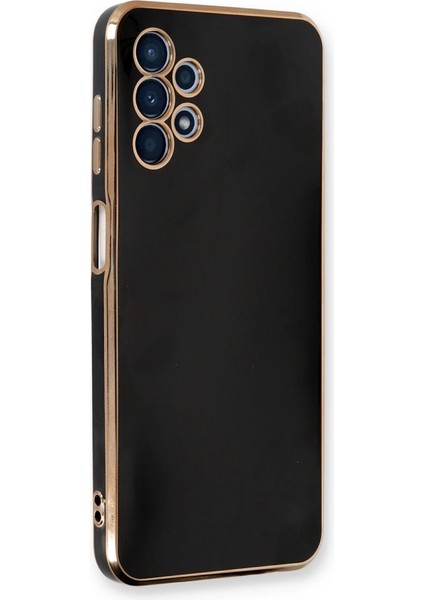 Buğz Samsung Galaxy A13 4g Kılıf Volet Silikon - Siyah