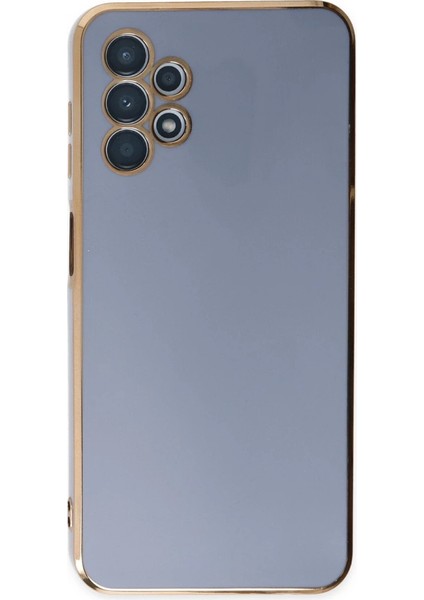 Buğz Samsung Galaxy A13 4g Kılıf Volet Silikon - Mavi modelleri