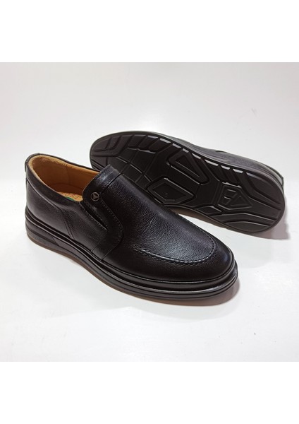 Comfort Erkek Hakiki Deri Ortopedik Ayakkabı Günlük Klasik Baba Ayakkabısı modelleri