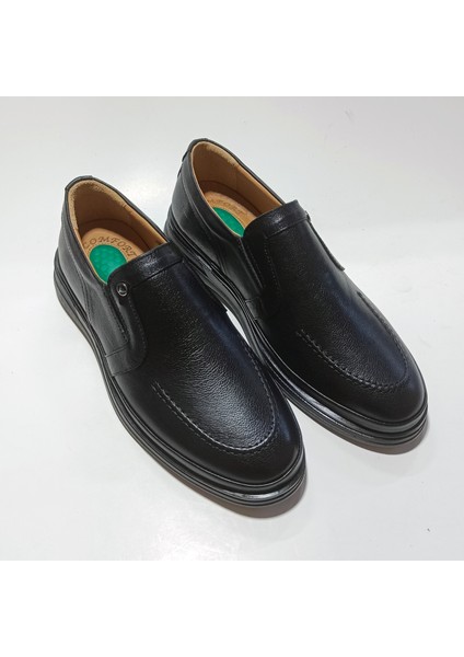 Comfort Erkek Hakiki Deri Ortopedik Ayakkabı Günlük Klasik Baba Ayakkabısı fırsatları