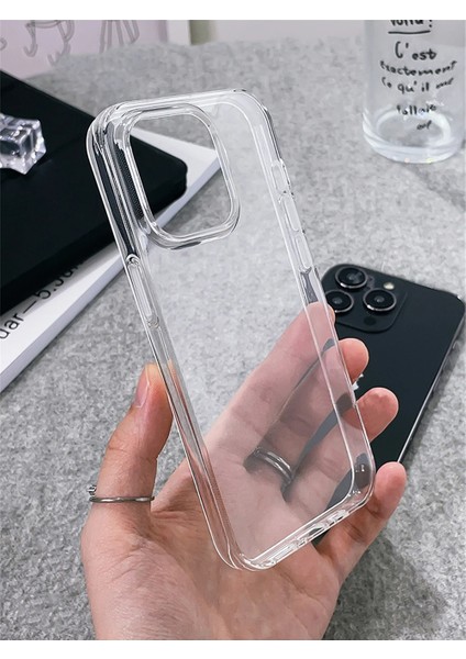 iPhone 15 Promax Uyumlu Şeffaf Sararmaz Mika Sert Ince Hafif Telefon Kılıfı – Darbe ve Çizilmelere Karşı Koruma fırsatları