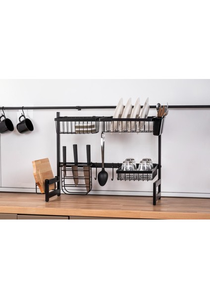 Evye Üstü Tabaklık Bardaklık Seti modelleri