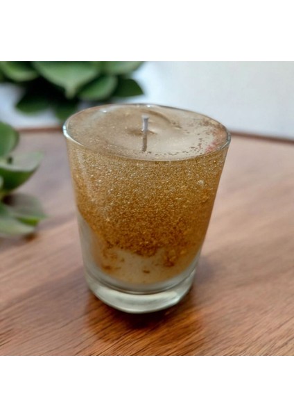 Simli Vanilya Kokulu Bardak Mum fiyatları