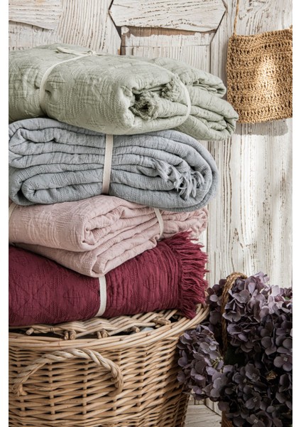 Anadolu Esintisi 4 Katlı Yatak Örtüsü Pike indirimleri