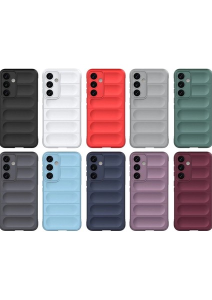 Buğz Newface Samsung Galaxy S24 Kılıf Optimum Silikon - Kırmızı modelleri