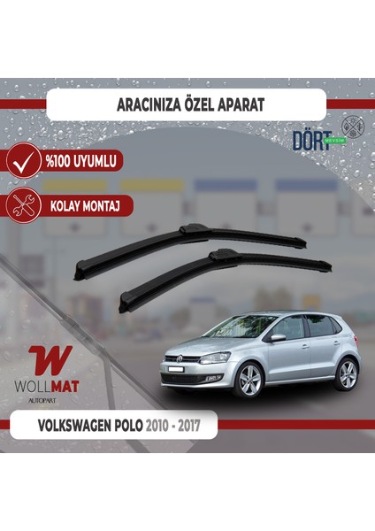 Volkswagen Polo Silecek 2010 2017 Silecek Takımı Araca Özel