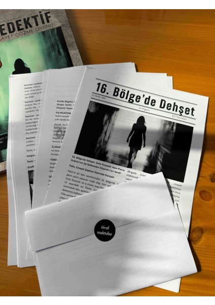 Dedektif Cinayet Çözme Oyunu – 16. Bölge’de Dehşet (Tam Dosya Seti)