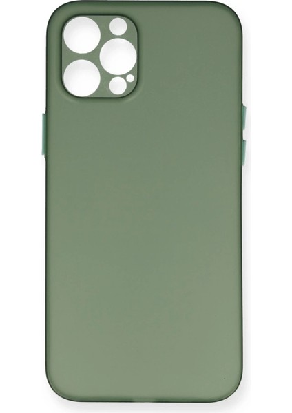 Buğz Iphone 12 Pro Kılıf Pp Ultra Ince Kapak - Yeşil