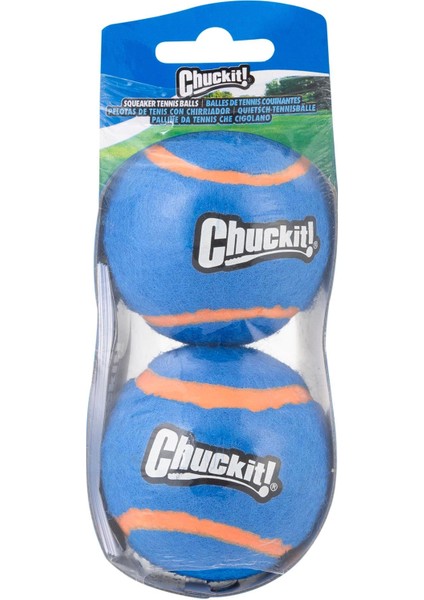 ! Sesli 2'li Tenis Köpek Oyun Topu (Küçük Boy)