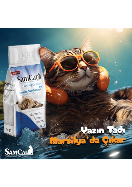 Marsilya Sabunu Kokulu Topaklaşan Kedi Kumu 10Lt (3 al 2 öde kampanyasından faydalanmak için sepete 3 adet eklemelisiniz) fiyatları