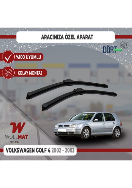 Volkswagen Golf 4 Silecek 2002 2003 Silecek Takımı Araca Özel