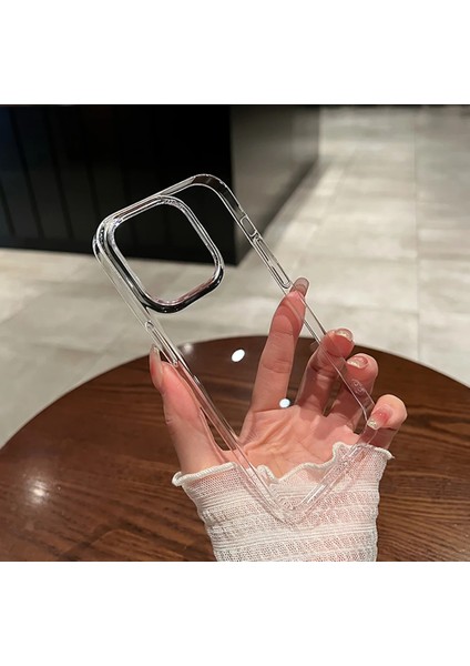 iPhone 16 Pro Uyumlu Şeffaf Sararmaz Mika Sert Ince Hafif Telefon Kılıfı – Darbe ve Çizilmelere Karşı Koruma